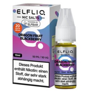 elfliq dragon fruit blackberry nikotinsalz liquid
