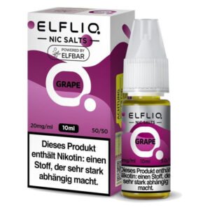 elfliq grape nikotinsalz liquid