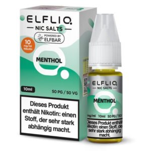 elfliq menthol nikotinsalz liquid