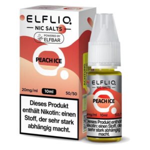 elfliq peach ice nikotinsalz liquid