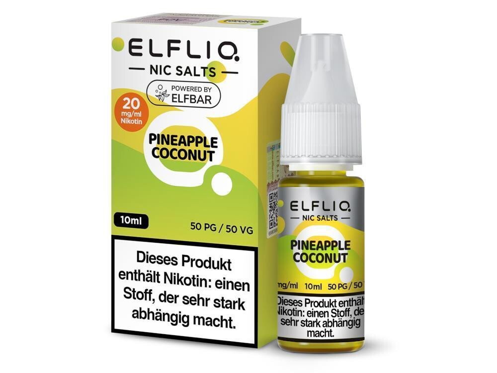 elfliq pineapple coconut nikotinsalz liquid elfliq pineapple coconut nikotinsalz liquid