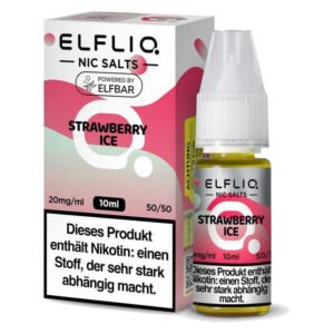 elfliq strawberry ice nikotinsalz liquid