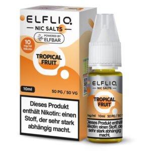 elfliq tropical fruit nikotinsalz liquid