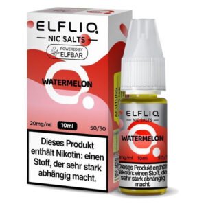 elfliq watermelon nikotinsalz liquid