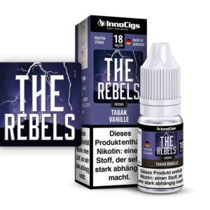 innocigs liquid the rebels tabak vanille aroma