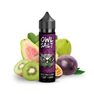 kiwi passionfruit guava aroma owl salt longfill 10 ml in 60 ml
