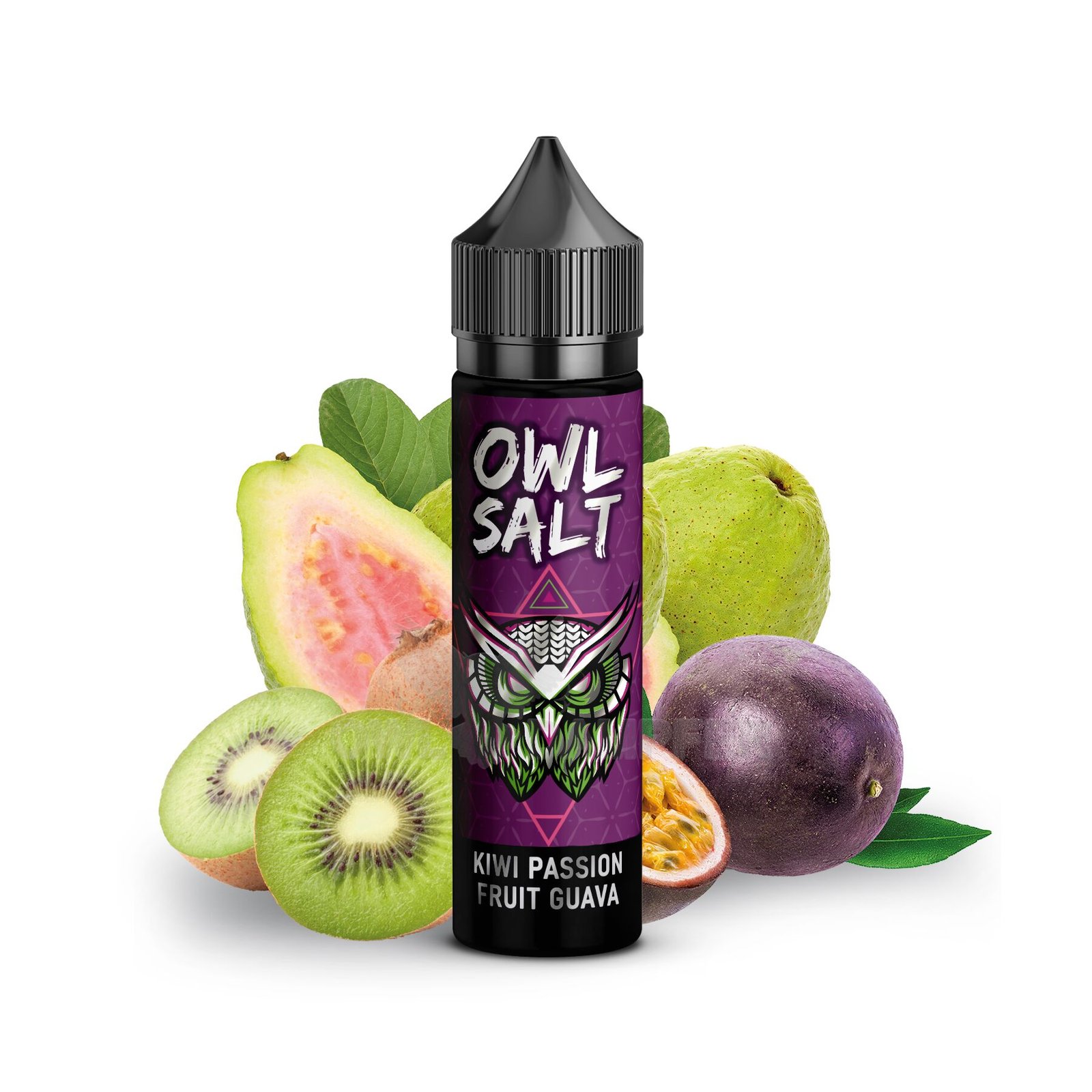 kiwi passionfruit guava aroma owl salt longfill 10 ml in 60 ml kiwi passionfruit guava aroma owl salt longfill 10 ml in 60 ml