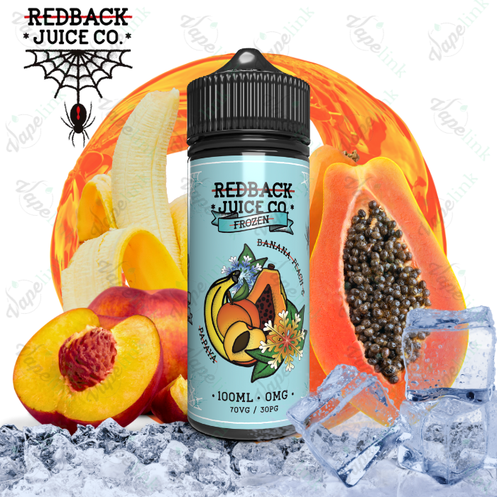 redback juice co. | frozen | banana, peach & papaya 100ml redback juice co. | frozen | banana, peach & papaya 100ml