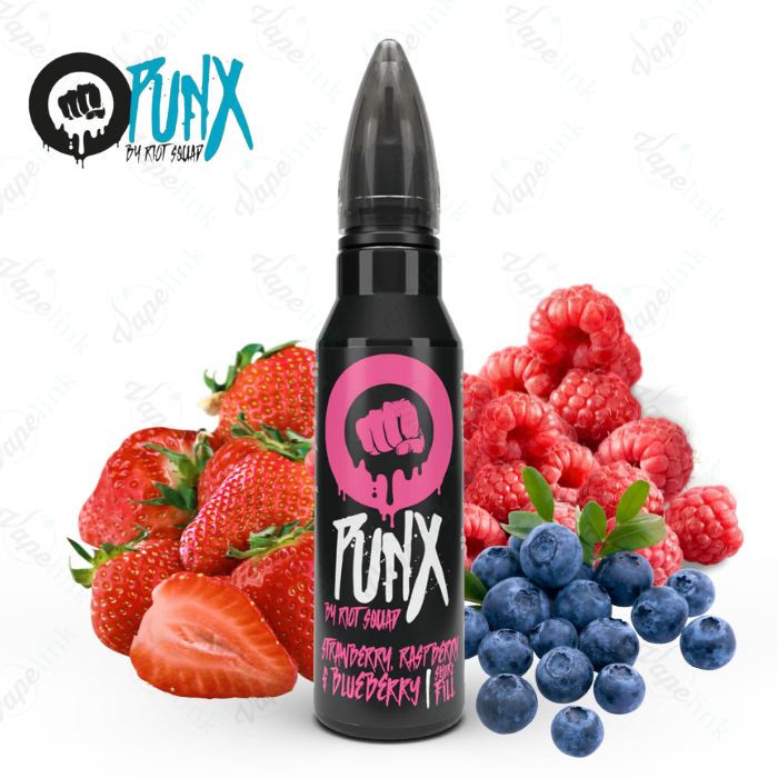 riot squad | punx | strawberry raspberry blueberry 60ml riot squad | punx | strawberry raspberry blueberry 60ml
